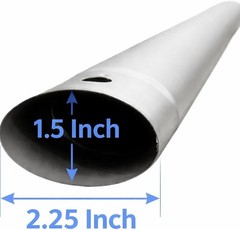 Replacement Horizontal Pool Leg/pole For Bestway Power Steel 18ft x48in pool