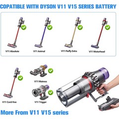 For Dyson Click in Battery Outsize SV29 V15 V11 – SV15 SV16 SV22 SV28 4800mAh