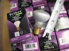 6 yes 6 TEIBER 40W R14 E17 Base 130V Indoor Reflector Frosted Flood Light Bulbs