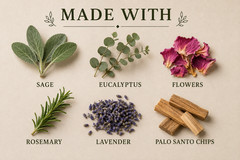 Sage Herbal Incense Blend Natural Smudge Meditation Cleansing 4 oz