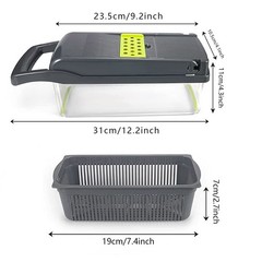 Peeler Cutter Slicer Dicer Chopper Kitchen Food Vegetable Salad Fruit 15 In 1