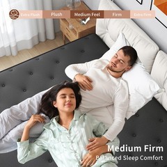 8″/12″/14″ Twin Full Queen King Mattress Gel Memory Foam Hybrid Spring In a Box