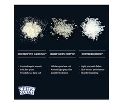 Celtic Sea Salt Fine Ground 1 lb x3 Natural Unrefined Mineral Bulk Pack