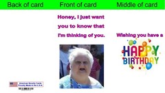 (9) DIFFERENT HUMOROUS GREETING CARDS WITH ENVELOPE. NOT AVAILABLE IN ANY STORE!