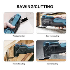 50pc Oscillating Saw Blades Multi Tool Wood Metal Cut Cutter Carbon Steel Blade