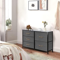 5 Drawer Dresser Storage Organizer Chest Tower Bedroom Living Room Closet