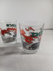 Lot of 3 Don’s Seafood & Steakhouse Restaurant Rocks Low Ball Drinking Glasses