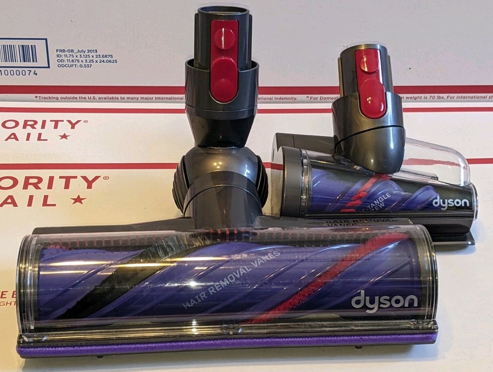 DYSON V12 Motorbar Cleaner Head Hair Removal Vanes #388388 & #3436314 NEW