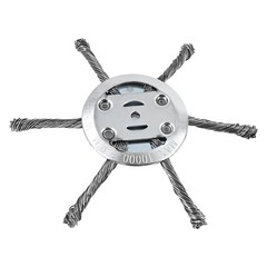 Universal Trimmer Head Grass Tools Steel Wire Wheel Garden Weed Brush Lawn Mower