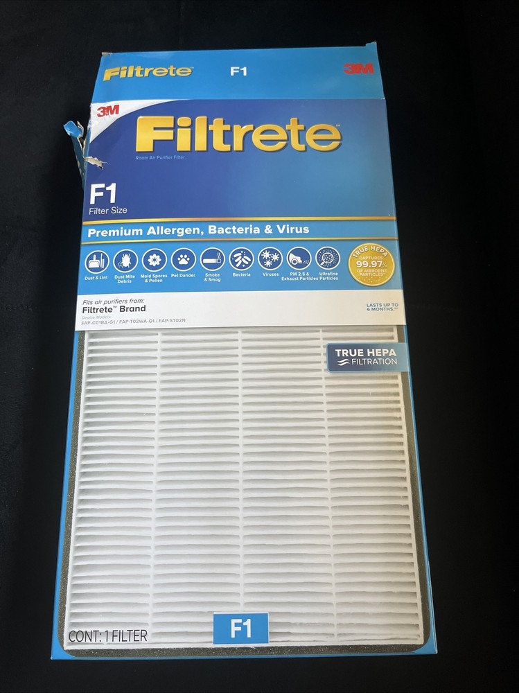 Filtrete 12 in. H X 6.75 in. W Rectangular HEPA Air Purifier Filter damaged box