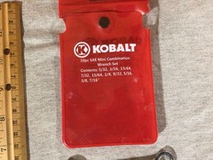 Kobalt Mini Wrench Set SAE And Metric 20 Wrenches