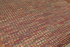 Checkered Moroccan Modern Area Rug 8×10 Hand-knotted Wool Oriental for Any Room