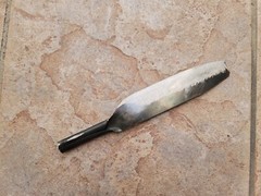 Crude – Asian Paring Chef Knife, One piece, 5 Inch, Carbon Steel, Handmade Blunt