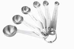 Household Stainless Steel Measuring Spoon Six-piece Set Kitchen Cooking Tool