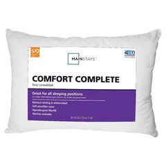 (2 pack) Comfort Complete Bed Pillow, Standard/Queen