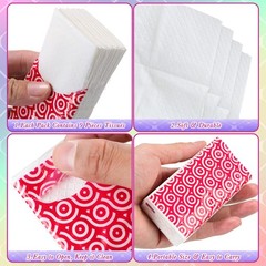 160 Counts Pocket Sized Facial Tissues Travel Tissues 3 Ply Small Portable Wh…