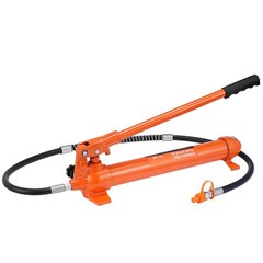 10 Ton Hydraulic For RAM Kit with Pump, 4.6ft Hose, Storage Case