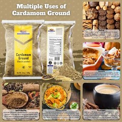 Rani Cardamom (Elachi) Ground, Powder Indian Spice 3.5oz (100g)
