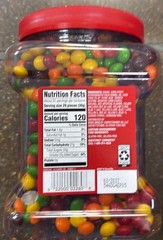 Skittles Original Bite-Size Candies Jar, 54 oz (3 lb 6 oz / 1.53 kg)
