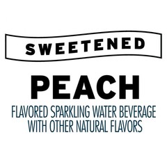 Clear American Golden Peach Water Sparkling Water, 12 Fl Oz, 12 Pack