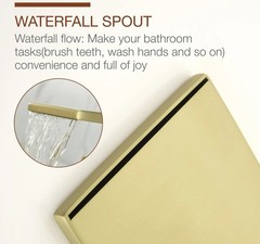 Boyel Living Double Handle 8-Inch Center Wide-Spread Bathroom Faucet