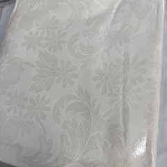 Vinyl White Tablecloth Pack Size 70 X 168 Oblong Easy Care