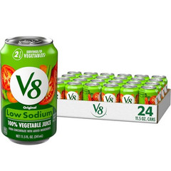 V8 Low Sodium Original 100% Vegetable Juice 11.5 Fl Oz Can 24 Pack