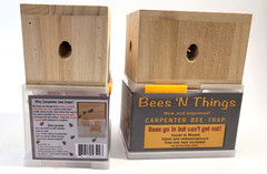 Lot of 2 Bees N Things Carpenter Bee Hanging Insect Trap with 15 ft. Coverage
