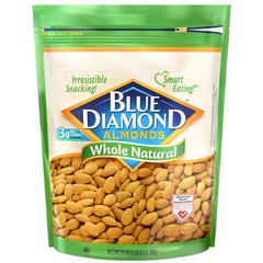 Blue Diamond Whole, Raw, Natural Almonds, 25 Oz