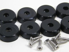 Cutting Board Rubber Bumpers LOW PROFILE Silicone Black Clear Small Large A+