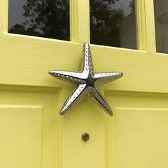 Starfish Door Knocker by Michael Healy – Nickel Silver Finish (Premium Size )