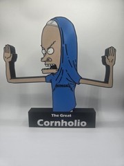 Beavis Cornholio TP Holder for Bathroom Decor, 90s Pop Culture Beavis and Butt-