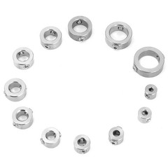 Drilling Limit Ring Depth Stop Collar Stainless Steel Carbon Drills 12 PCS