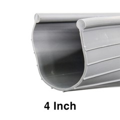 Durable 3/16″ Bead Style Vinyl Garage Door Bottom Seal 3″ 4″ and 6″ Widths