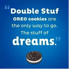 OREO Double Stuf Chocolate Sandwich Cookies, Party Size, 24.95 oz package,