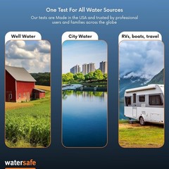 The Water Testing Kit for Drinking Water, Well and Tap Water, Sensitive Lead…