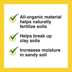Cow Manure Compost 40 lb Organic Soil Amendment Garden Soil Booster Timberline