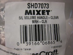 2 yes 2 SHD7073 MIXIT Clear volume control Shower Handles free shipping