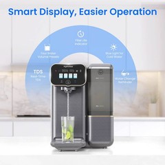 Hydrofast C100 Water Filters & 41-100.4°F Countertop Reverse Osmosis System,