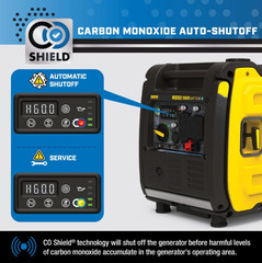 Champion 5500W Wireless Start Dual Fuel Inverter Generator with CO Shield 201408