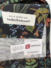Hedley & Bennet Unisex Adults Crossback Apron Rifle Paper Co. Herb Garden