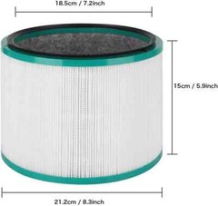 2 HEPA Filter For Dyson DP01 HP02 HP01 Pure Hot Cool Link Air Purifier 968125-03
