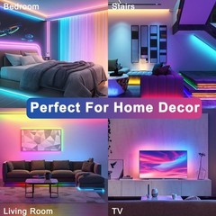 LED Strip Lights, Smart Light with App Remote Control, RGB LED Lights for room