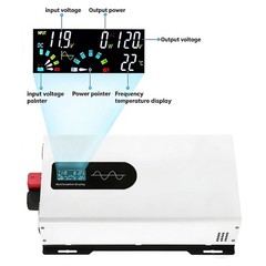 5000W 8000W 12000W 12V 24V 48V 72V to 110V/220V Pure Sine Wave Power Inverter US