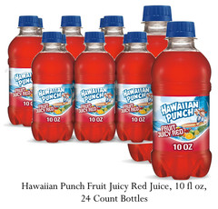 Fruit Juicy Red Fruit Juice Drink, 10 Fl Oz Bottles, 24 Count (4 Packs Of 6)