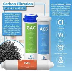 6 Months Alkaline Reverse Osmosis System Replacement Set 6 Filters 50 GPD *NIB*