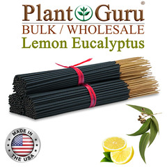 LEMON EUCALYPTUS Incense Sticks 11″ Bulk Pack Wholesale Hand Dipped Lot