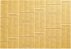 Brown Wrapping Paper Sheets Newspaper Print – 12 Pack, 27.75 X 19.75 in – Vintag