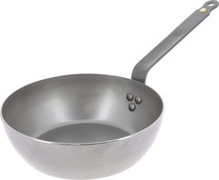 De Buyer Mineral B Country Chef Fry Pan, Carbon Steel, 11-Inch