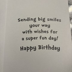 Happy 4th Birthday 4 Years Old Super Fun Day 5”x7.75” Stockwell Greeting Card